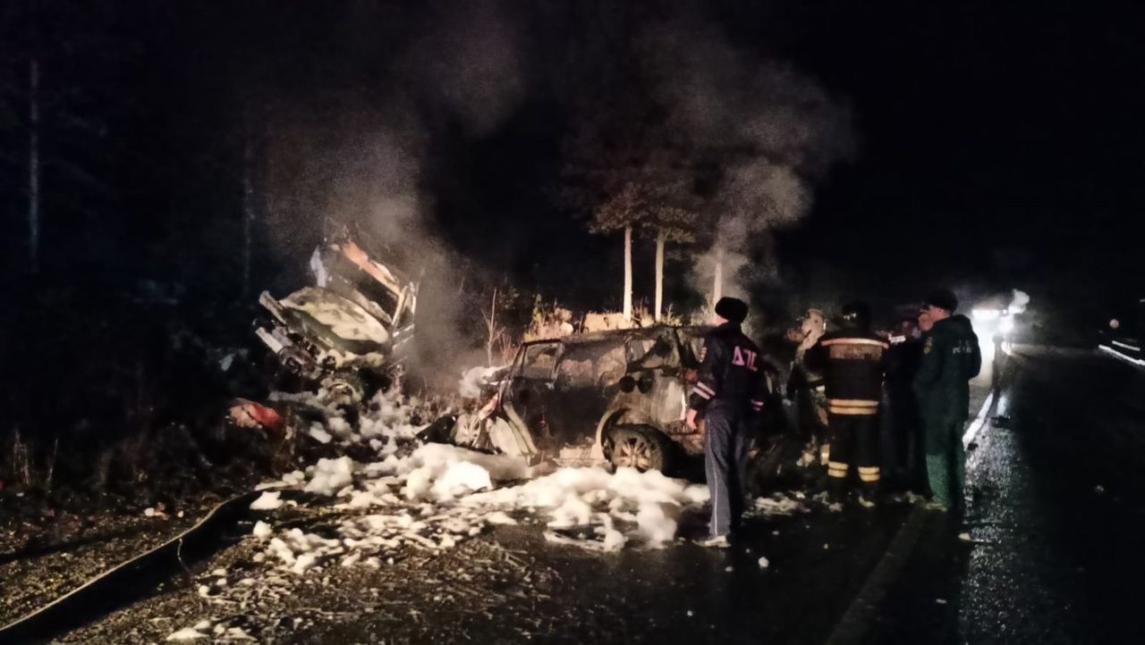 Карпинская семья попала в ДТП на трассе под Североуральском